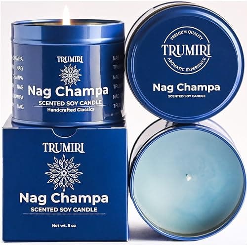 Nag Champa Scented Candle for Home and Wellness