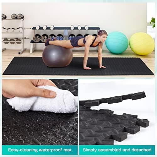 Puzzle Exercise Mat for Home Gym