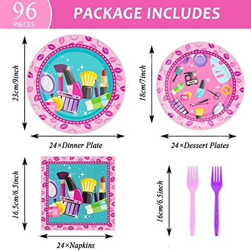 Spa Birthday Party Set for 24 Guests