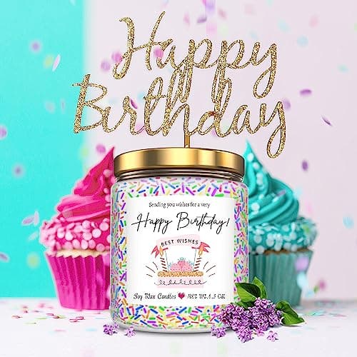Happy Birthday Gifts for Women: Cake Candles & Best Friends