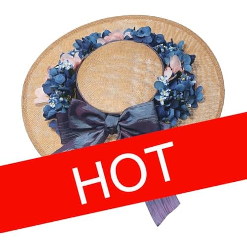 COSDREAMER Victorian Style Sun Hat for Women and Girls