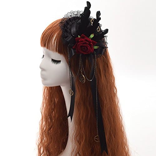 GRACEART Steampunk Mini Top Hat for Women's Costumes