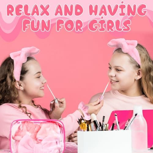 Hoteam Spa Sleepover Party Supplies for Girls: Makeup & Care Kit