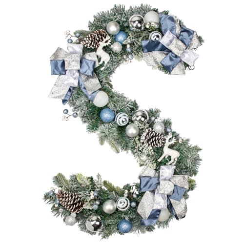 30" Artificial Winter Swag Garland with Pine Cones & Berry Clusters for Holiday Decoration