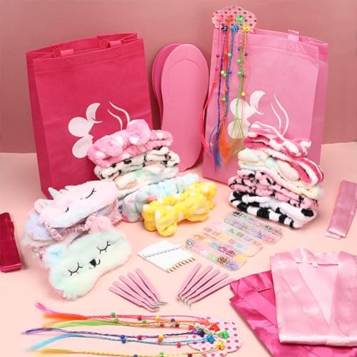 Toulite 10 Sets Spa Birthday Party Supplies for Girls, Kids