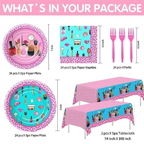 Spa Party Decorations and Supplies for Girls