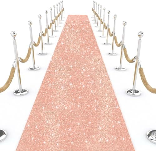 Sequin Aisle Runner for Wedding Ceremony
