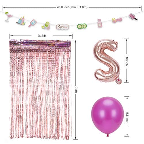 Spa Party Decoration Supplies for Spa Theme Birthday