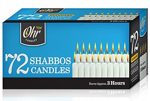 Ner Mitzvah Shabbat Candles - Traditional Shabbos Candles - 3 Hr. - 72 Ct.

Refined Title: Traditional Shabbos Candles - 3 Hr. - 72 Ct.