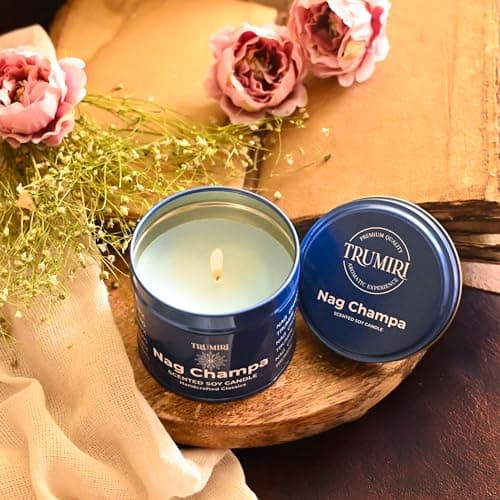 Nag Champa Scented Candle for Home and Wellness