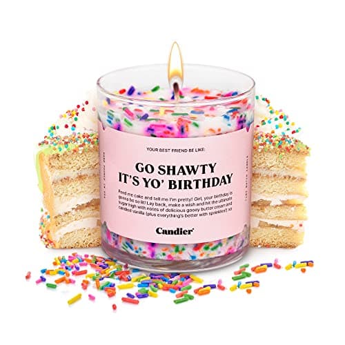 Birthday Cake Soy Candle - Relaxation Gift, 60-Hour Burn