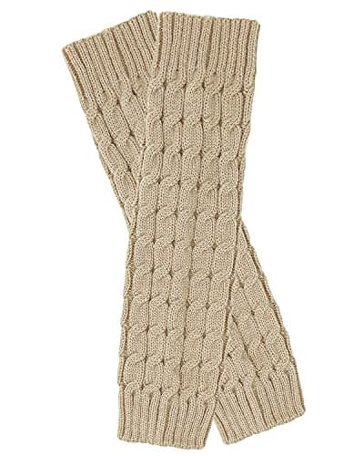 Wrapables Women's Cable Knit Leg Warmerslesianna