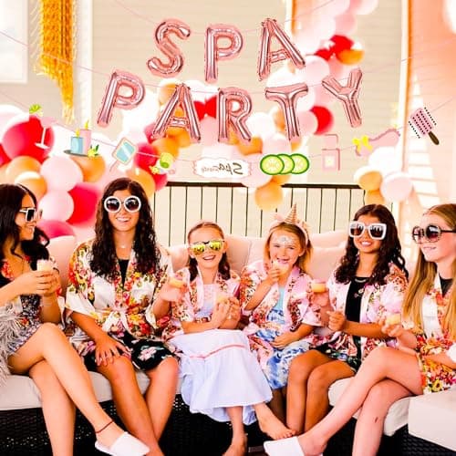 Laventy 2 PCS Spa Party Decorations for Salon, Makeup, and Birthday Parties