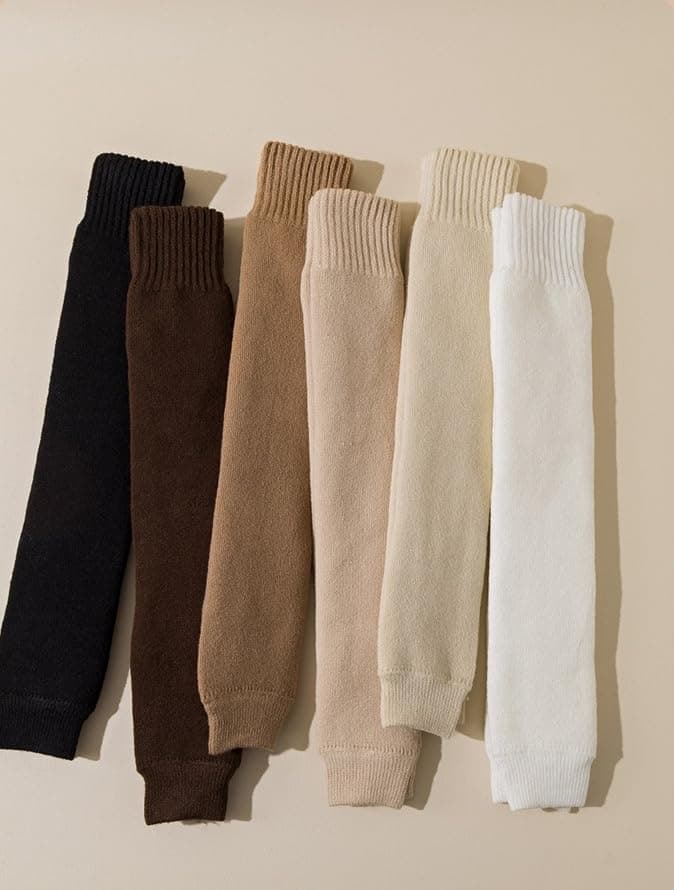 Women's Winter Fleece Lined Over Knee Leg Warmers