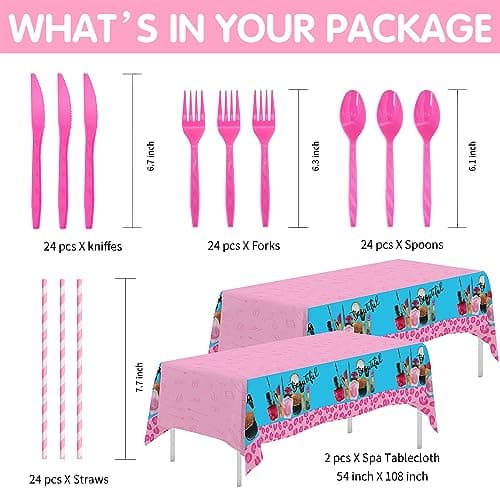 Spa Birthday Party Supplies For Girls
