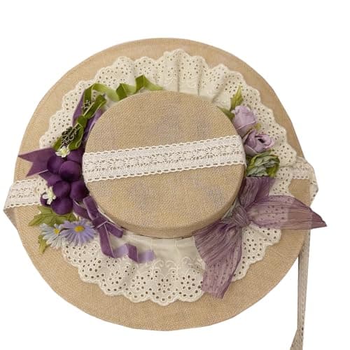 COSDREAMER Victorian Style Sun Hat for Women and Girls