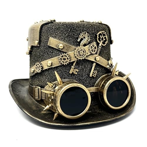 Steampunk Top Hat Costume for Halloween and Cosplay Party