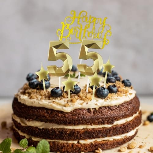 Personalized 3D Diamond Shaped Birthday Candles