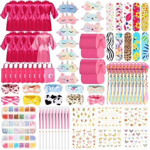 Toulite 10 Sets Spa Birthday Party Supplies for Girls, Kids