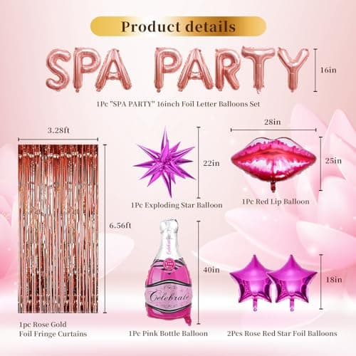 Girls Spa Party Supplies: Balloons, Favors, Decorations, and More!