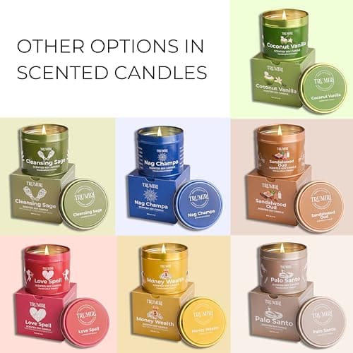 Nag Champa Scented Candle for Home and Wellness