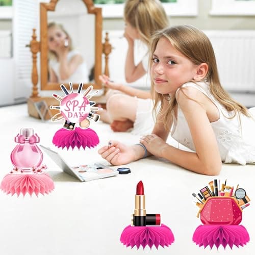 9-Piece Spa Birthday Party Decor Set for Girls