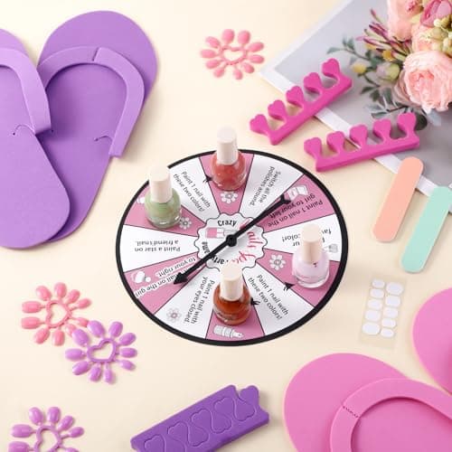 8 Set Spa Party Supplies with Nail Kits & Sleepover Favors