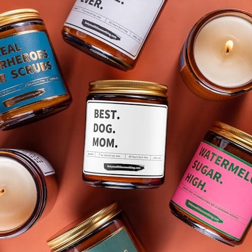 Dog Mom Gifts for Women - Dog Lover Candle