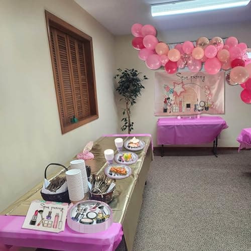 Refined Spa Party Decor Kit for Girls Makeup Spa Day Birthday