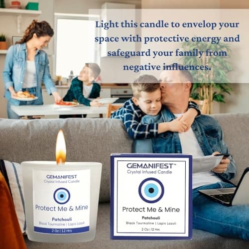 Cleansing Patchouli Candle for Negative Energy Protection Mother's Day Gift
