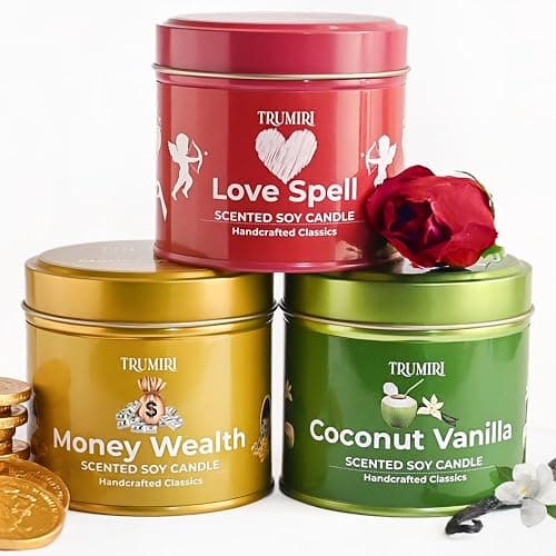 Nag Champa 5oz Soy Candle - Natural Organic Aromatherapy for Home - Velas Aromáticas