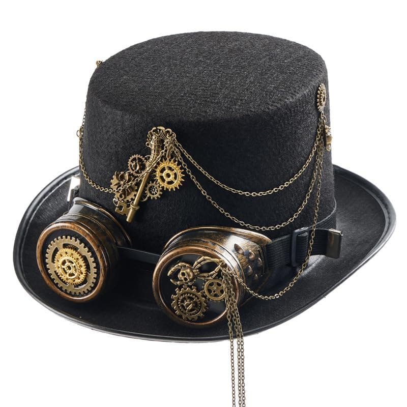 BLESSUME Steampunk Top Hat for Halloween Party
