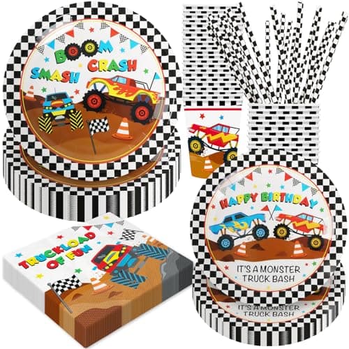 Spa Birthday Party Decorations, 120PCs Disposable Tableware | Relaxing Supplies for 24 Guests