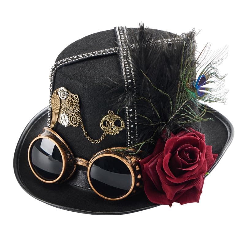 BLESSUME Steampunk Top Hat for Halloween Party