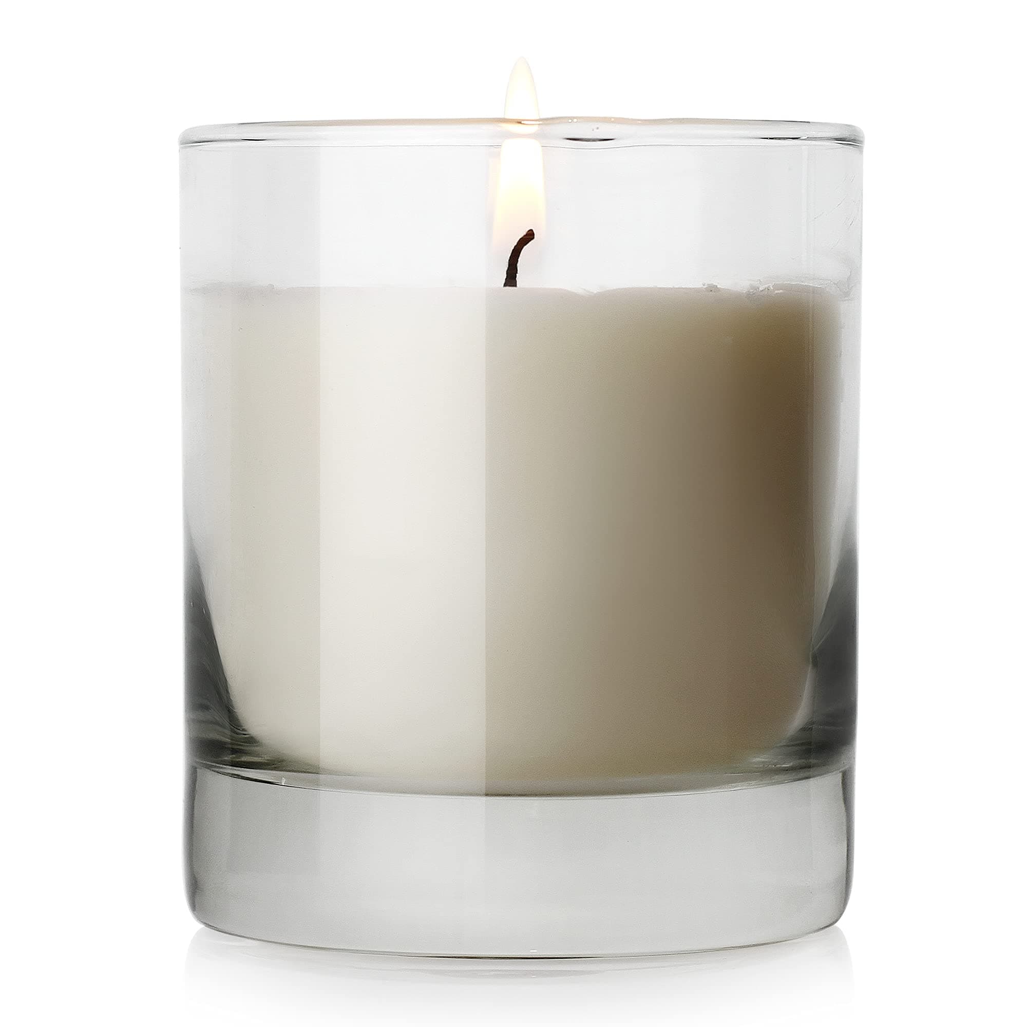 10oz Old-Fashioned Whiskey Glass 8oz Soy Wax Jar Candle, 35hr Long Burn