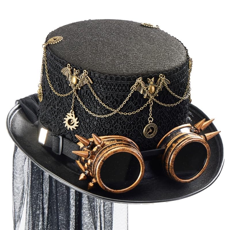 BLESSUME Steampunk Top Hat for Halloween Party