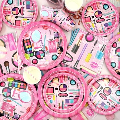 Spa Theme Party Tableware for Girls & Women - Serves 20 (20)