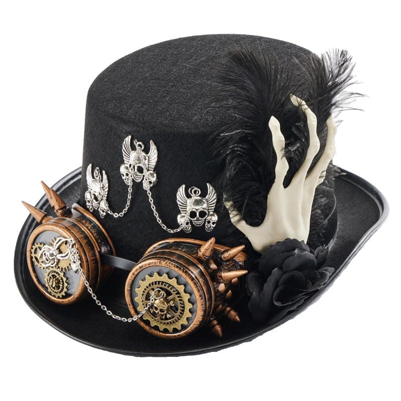 BLESSUME Steampunk Top Hat for Halloween Party