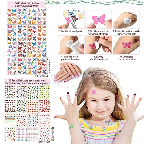 Pinkunn 192 Pcs Spa Party Supplies for Girls: Spa Favors, Accessories, and Gift Bags