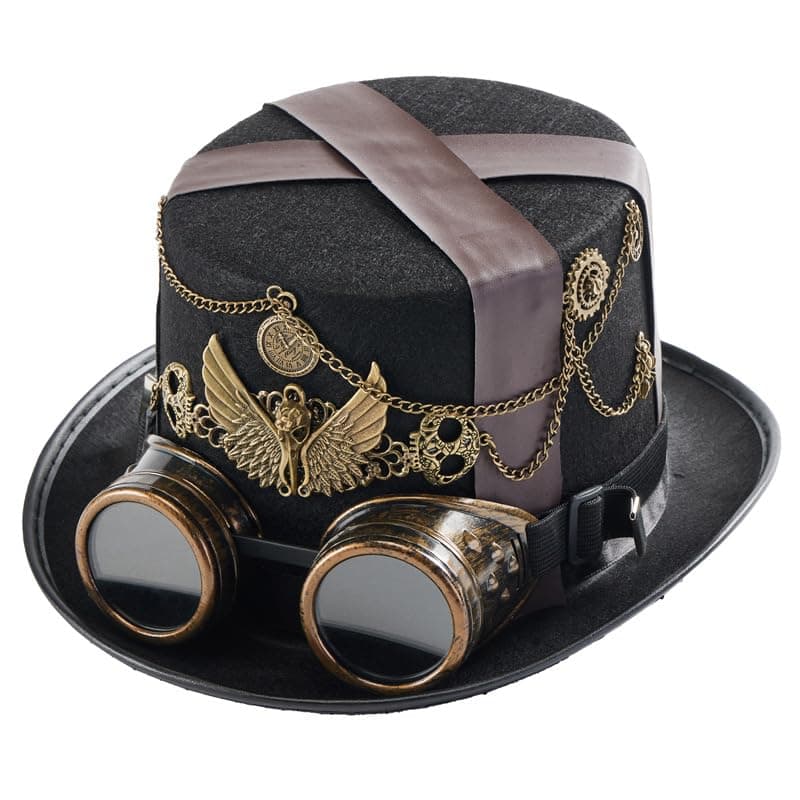 BLESSUME Steampunk Top Hat for Halloween Party
