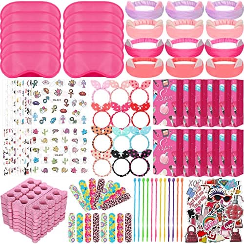 170 Spa Party Favors for Girls: Tote Bags, Nail Files, Eye Masks, and More
