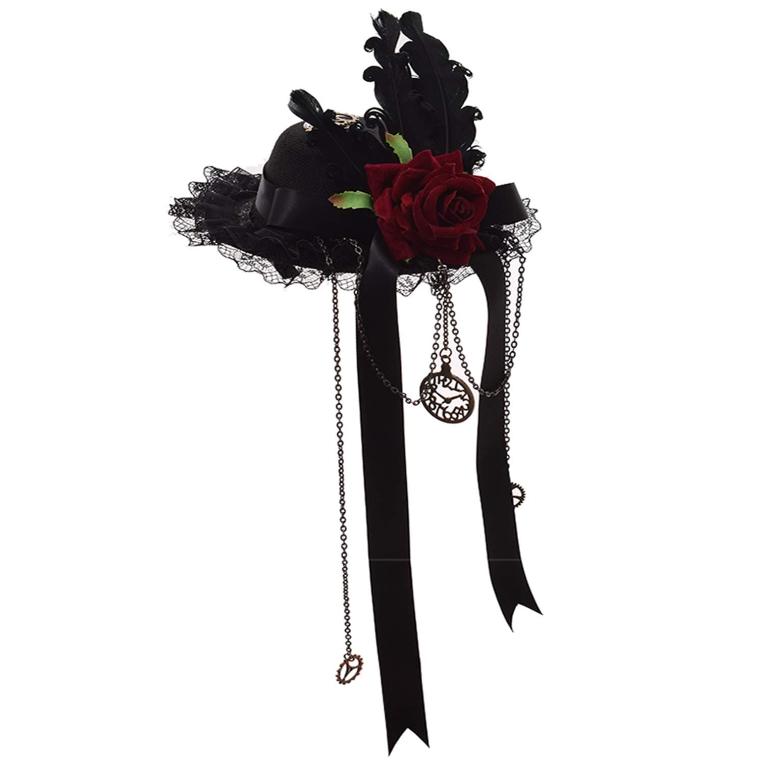 GRACEART Steampunk Mini Top Hat for Women's Costumes