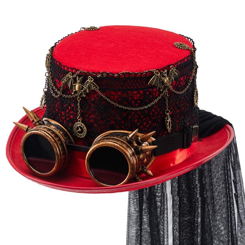 BLESSUME Steampunk Top Hat for Halloween Party