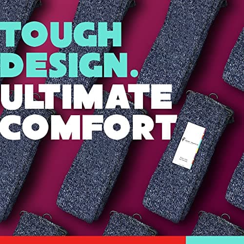 Super Long Women's Cable-Knit Leg Warmers (Denim)