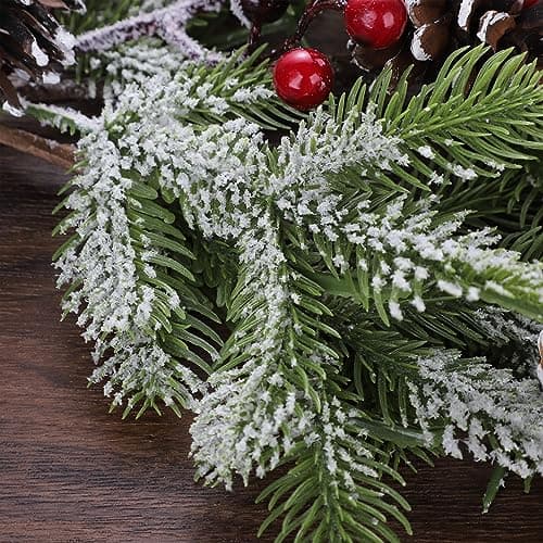 Artificial Christmas Teardrop Swag for Pine Branches and Door Décor