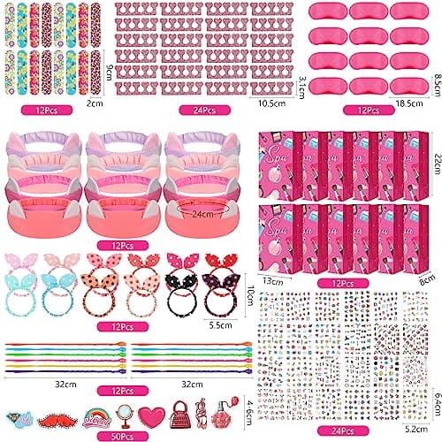170 Spa Party Favors for Girls: Tote Bags, Nail Files, Eye Masks, and More