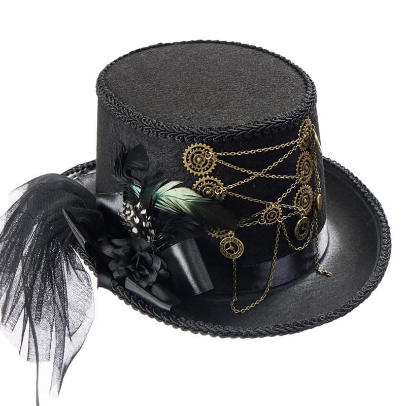 BLESSUME Steampunk Top Hat for Halloween Party