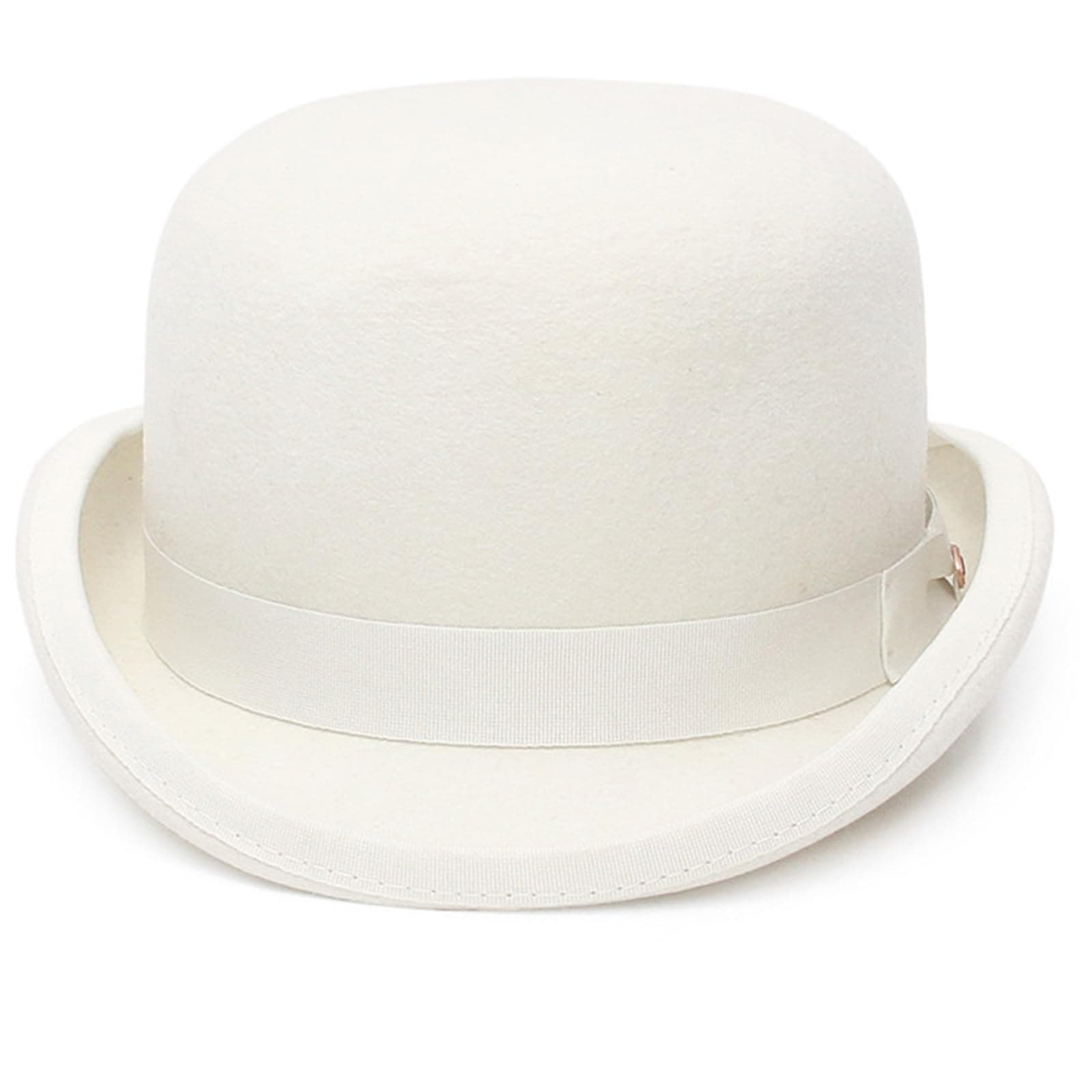 Vintage KUFptva Black Short Brim Top Hat for Adults