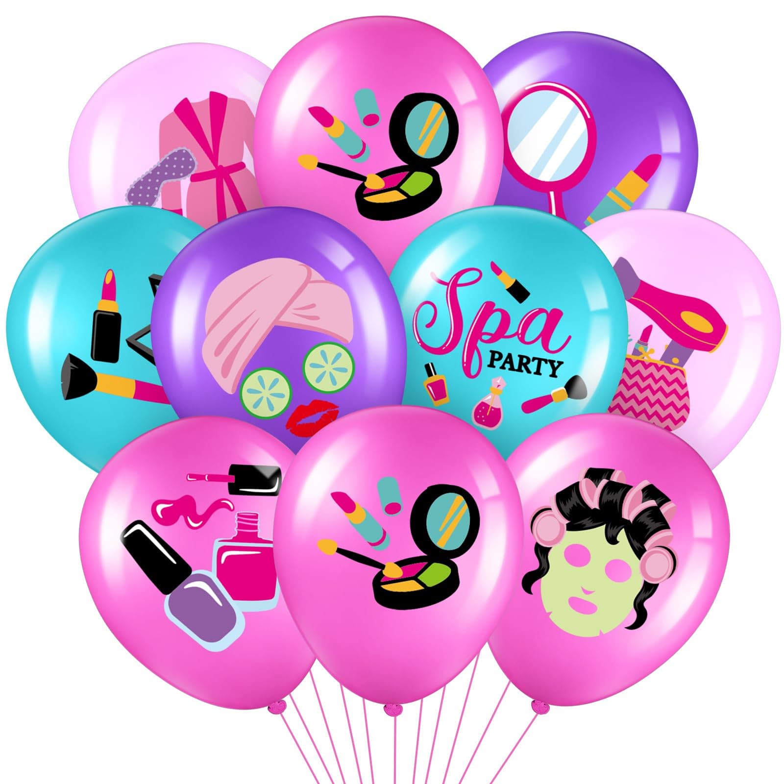 Censen 45 Piece Spa Latex Balloons Party Decoration Kit