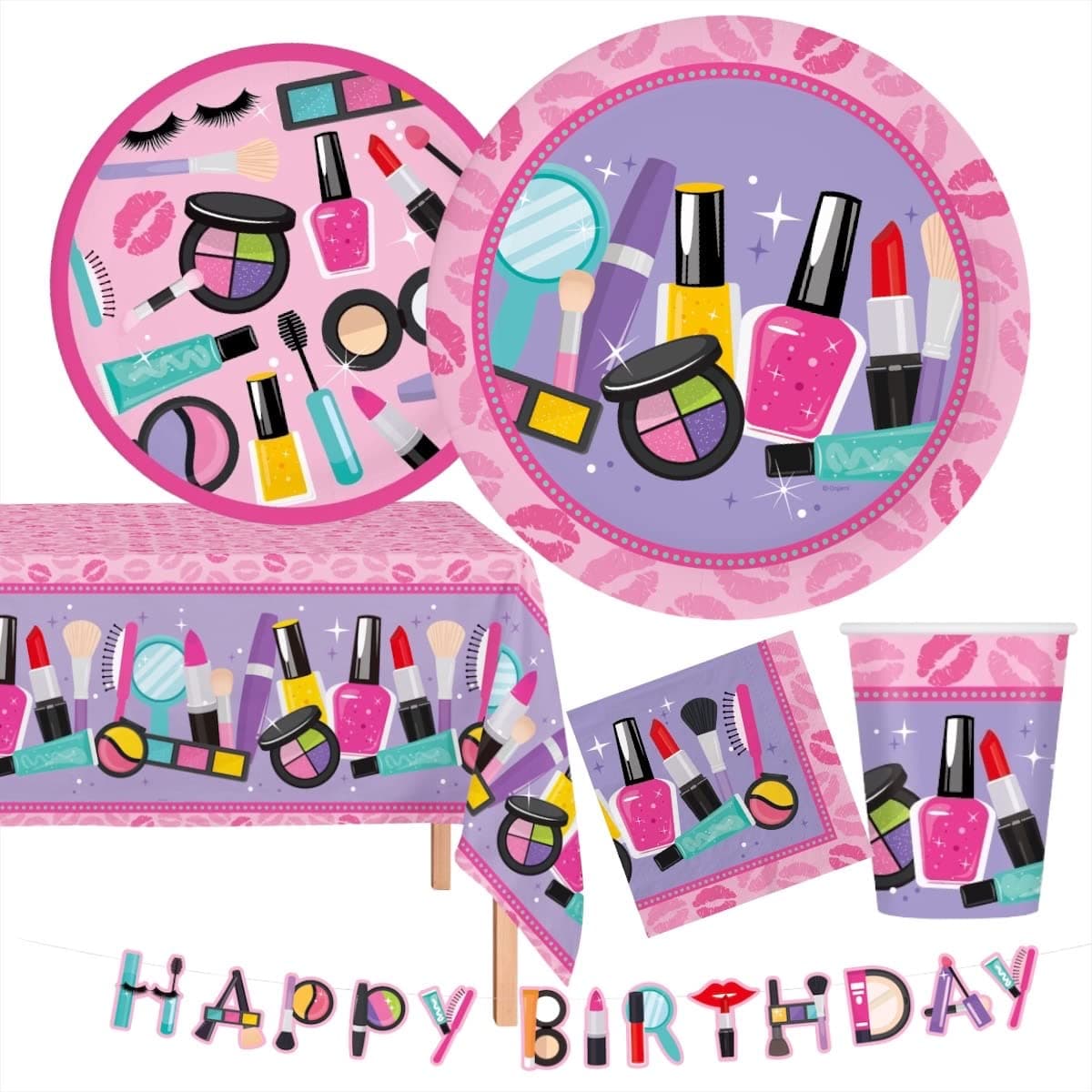Spa Birthday Party Supplies for 18